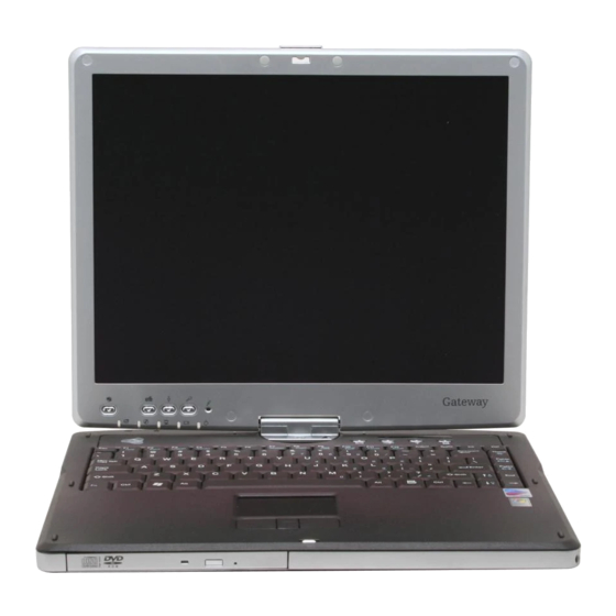 Gateway Convertible Tablet PC User Manual