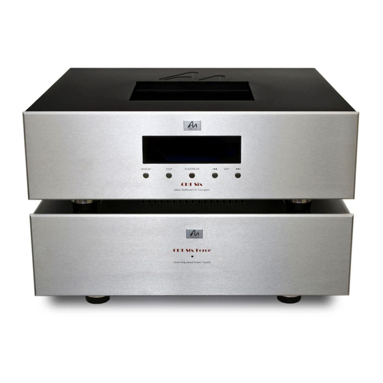 Audio Note CDT Six Owner's Information