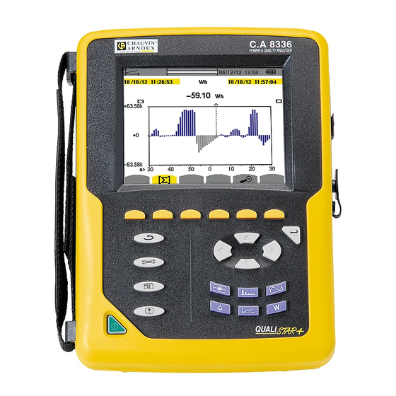 CHAUVIN ARNOUX C.A 8336 USER MANUAL Pdf Download ManualsLib