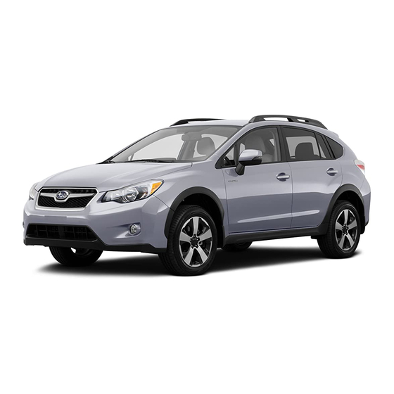 SUBARU CROSSTREK XV OWNER'S MANUAL Pdf Download ManualsLib