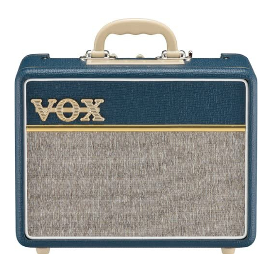 VOX AC4C1-MINI OWNER'S MANUAL Pdf Download | ManualsLib