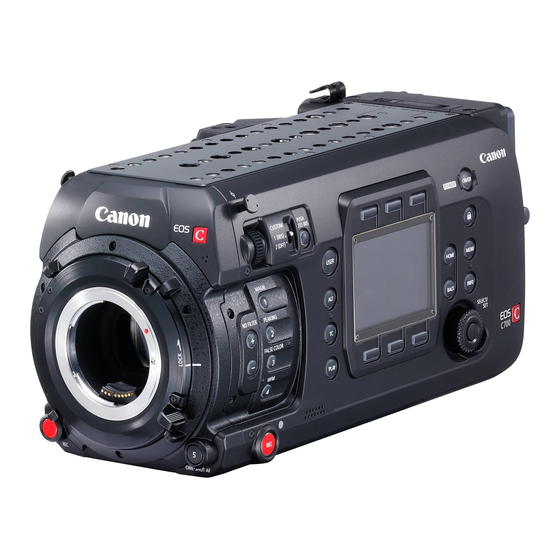Canon EOS C700 Instruction Manual