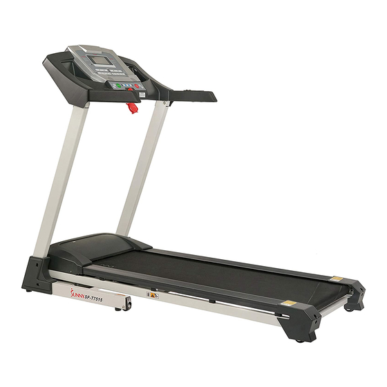 Sunny treadmill online manual