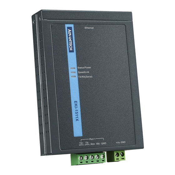 ADVANTECH EKI-1512X USER MANUAL Pdf Download | ManualsLib