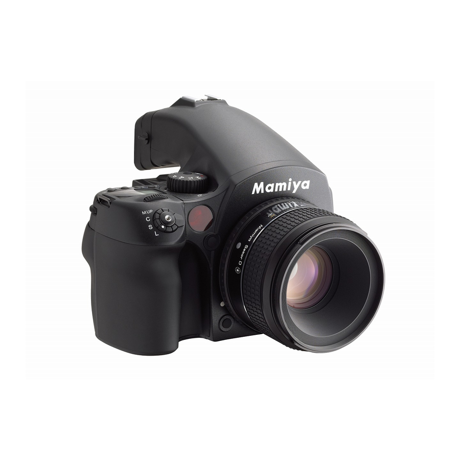 MAMIYA 645AF INSTRUCTION Pdf Download ManualsLib