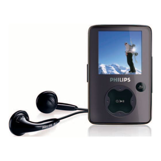 Philips SA3020C/37B Manuals