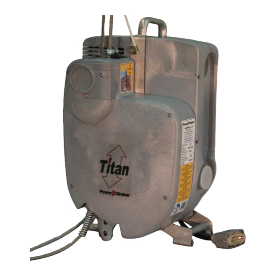 Power Climber Titan Series Manuals