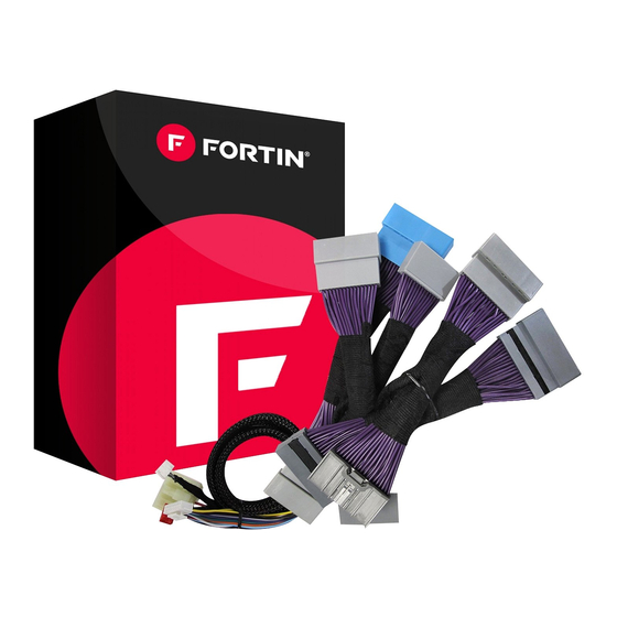 Fortin EVO ONE THAR-ONE-HON7 Addendum - Suggested Wiring Configuration