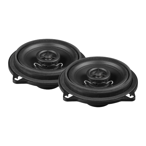 Audiotec Fischer MATCH UP X4BMW-FRT Series Manuals