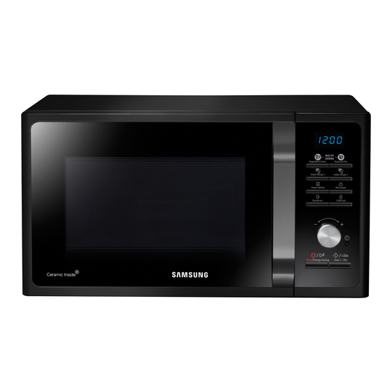 Samsung MS23F301T Series Owner's Instructions & Cooking Manual