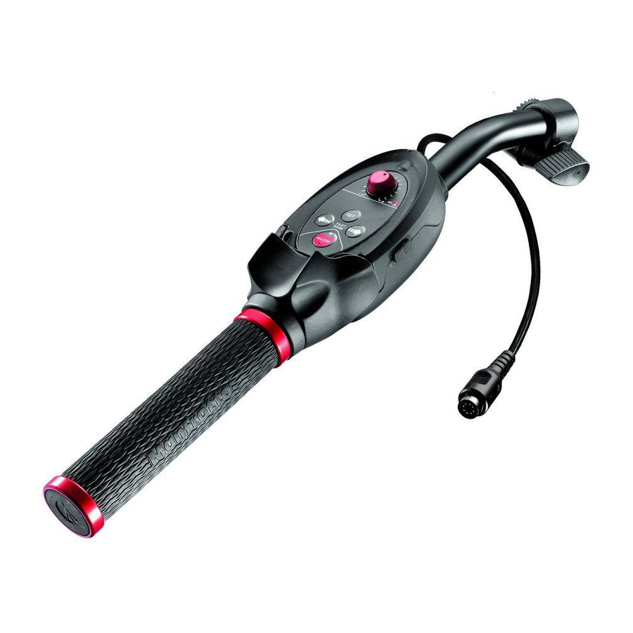 Manfrotto MVR901EPEX - Pan Bar remote for SONY EX Manual