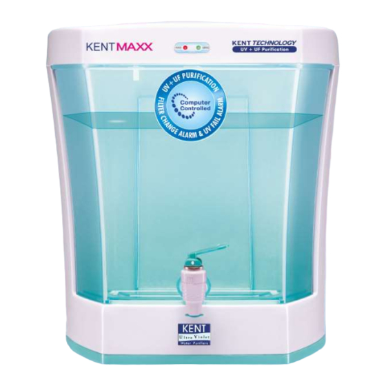 KENT MAXX Instruction Handbook For Installation, Operation And Maintenance