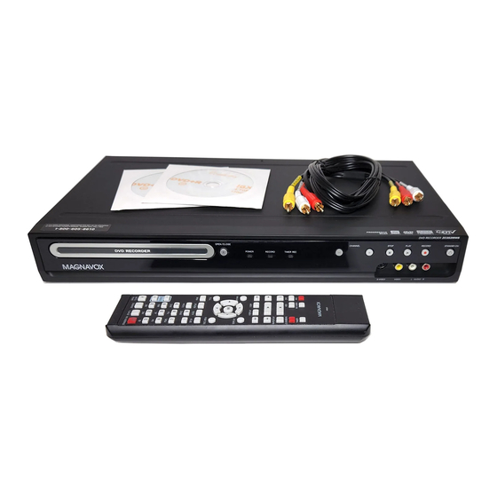 Magnavox ZC352MW8A DVD Recorder Manuals