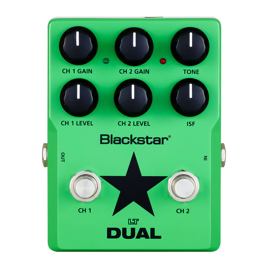 Blackstar LT-DUAL - Pedal Manual