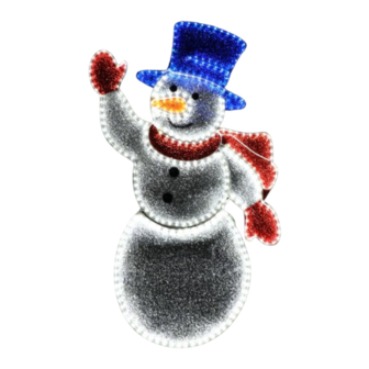 GE StayBright LED TAPE LIGHT 48"H 324L SNOWMAN Instruction Manual