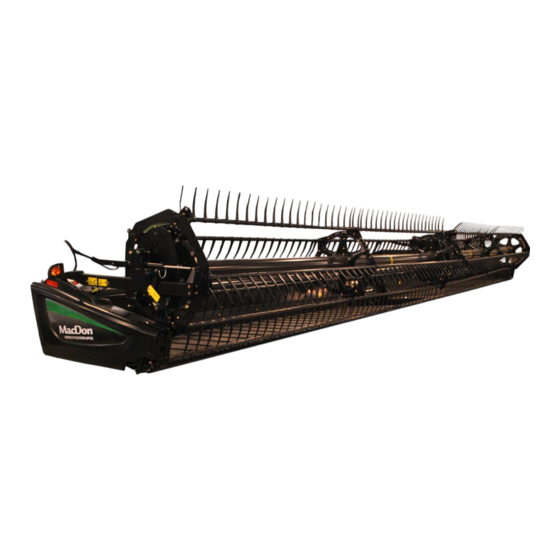 MacDon FlexDraper FD75 Unloading And Assembly Instructions