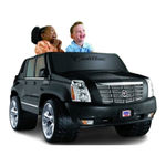 Fisher-Price POWER WHEELS Cadillac ESCALADE CUSTOM EDITION Owner's Manual With Assembly Instructions