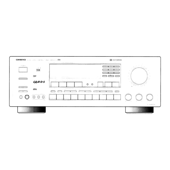 Onkyo TX-SV828THX Instruction Manual