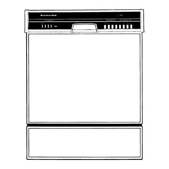 KitchenAid Superba KUDS220T Use And Care Manual