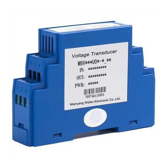 Mianyang Weibo Electronic WBV334U01 User Manual
