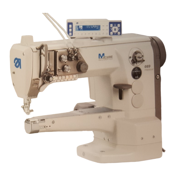 Duerkopp Adler 669 Premium Operating	 Instruction