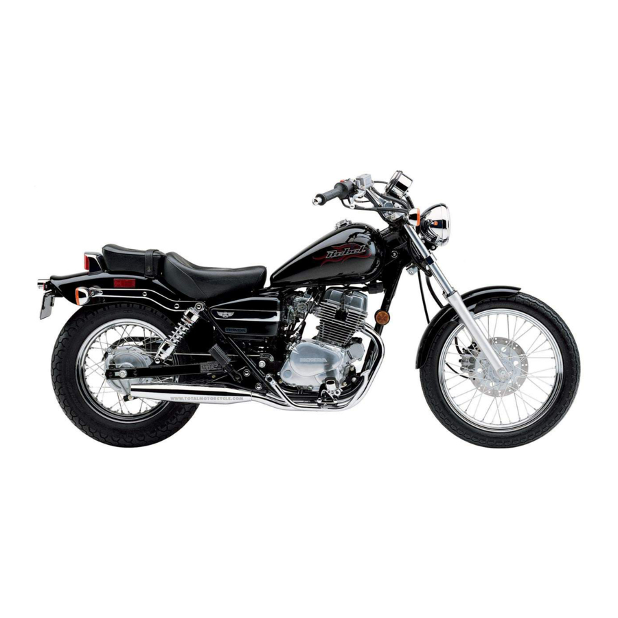 HONDA REBEL 250 SERVICE MANUAL Pdf Download | ManuaLib