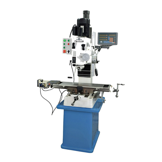 PRECISION MATTHEWS PM932M MANUAL Pdf Download ManualsLib