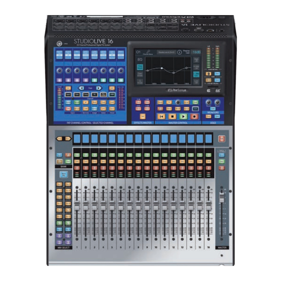 PRESONUS STUDIOLIVE III SERIES OWNER'S MANUAL Pdf Download ManualsLib