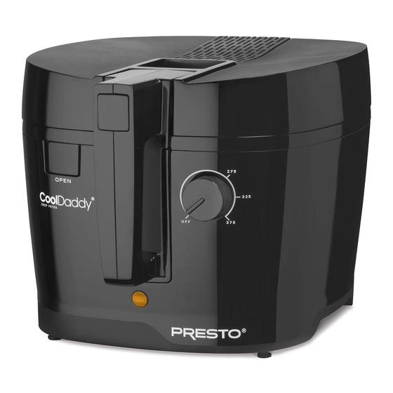 Presto 5411 GranPappy Electric Deep Fryer - Black