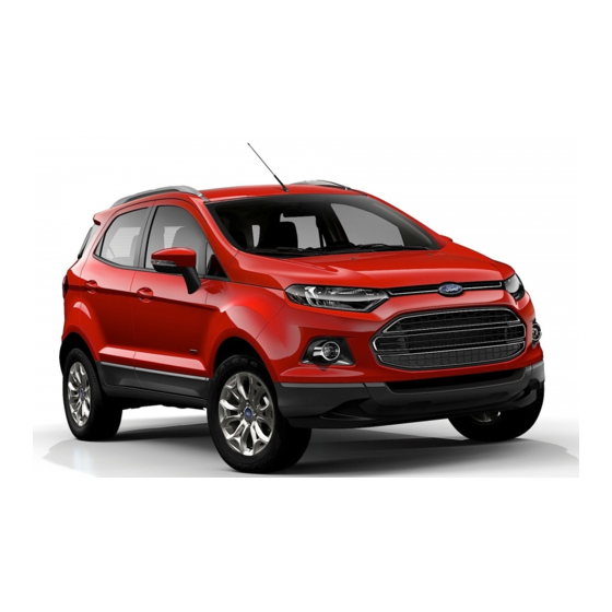 Ford ECOSPORT 2014 Owner's Manual