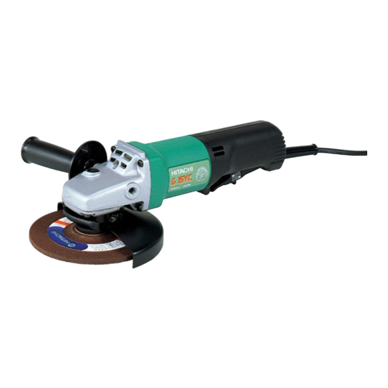 Hitachi G 13YC Handling Instructions Manual