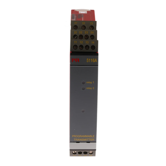 PR electronics 5116 Manual