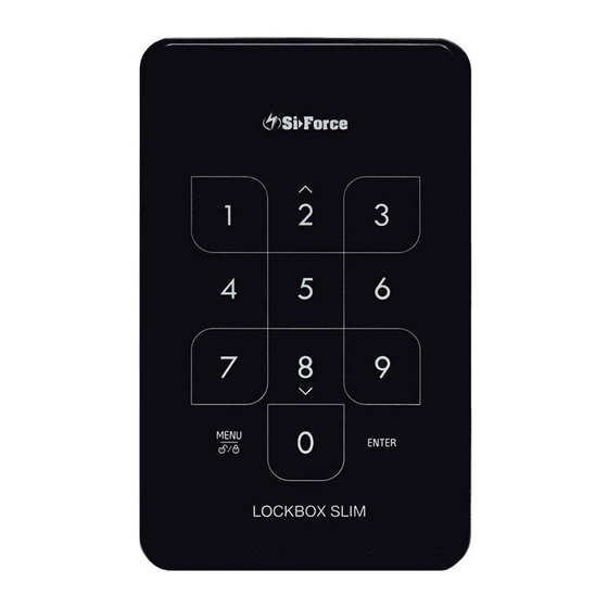 SiForce LOCKBOX SLIM User Manual