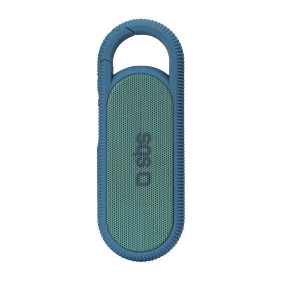 SBS Pop TEPOPSPEAKBT Quick Start Manual