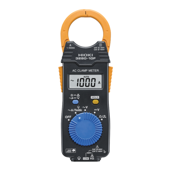 Hioki 3280-1 OF Instruction Manual