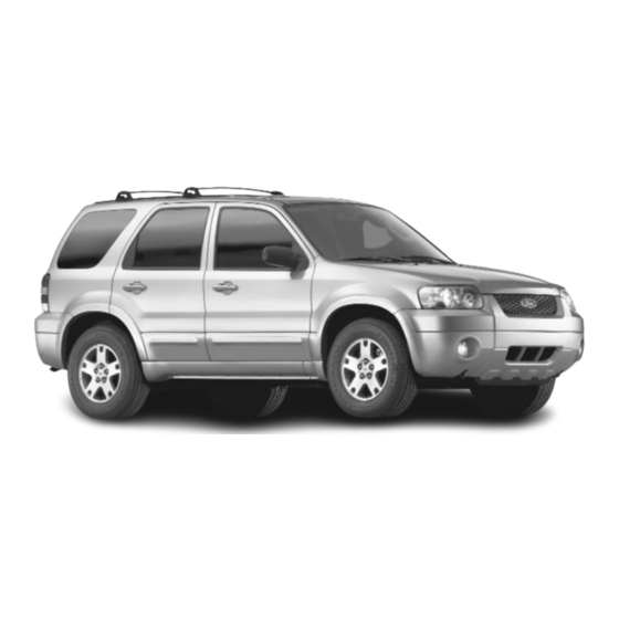 Ford 2006 Escape Sales Manual