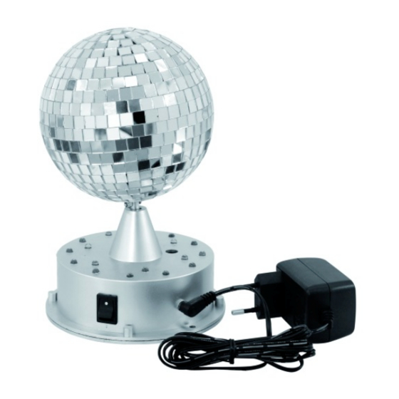 EuroLite LED Mirror Ball User Manual