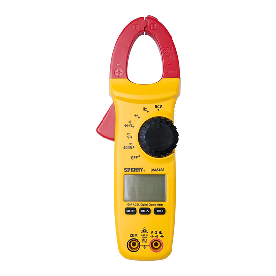 SPERRY INSTRUMENTS DSA540A OPERATING INSTRUCTIONS Pdf Download
