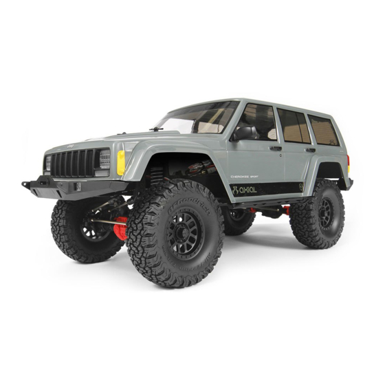 Axial SCX10 II 2000 JEEP CHEROKEE Instruction Manual