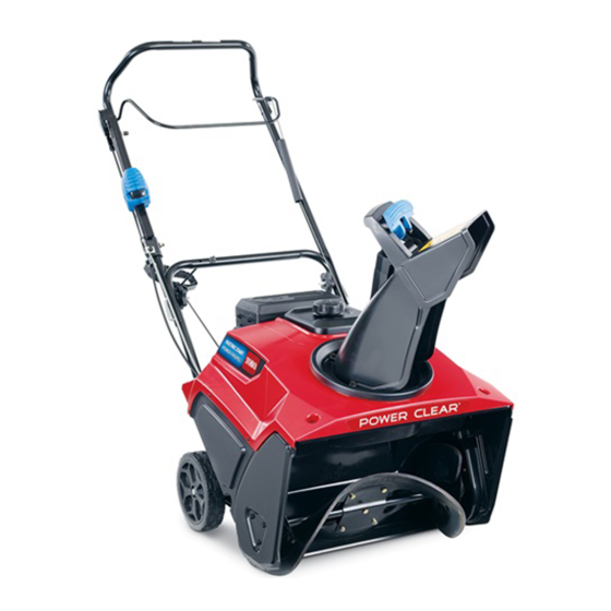 TORO POWER CLEAR 721 QZE OPERATOR'S MANUAL Pdf Download | ManualsLib