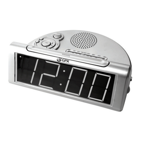 GPX CR2807 INSTRUCTION MANUAL Pdf Download ManualsLib