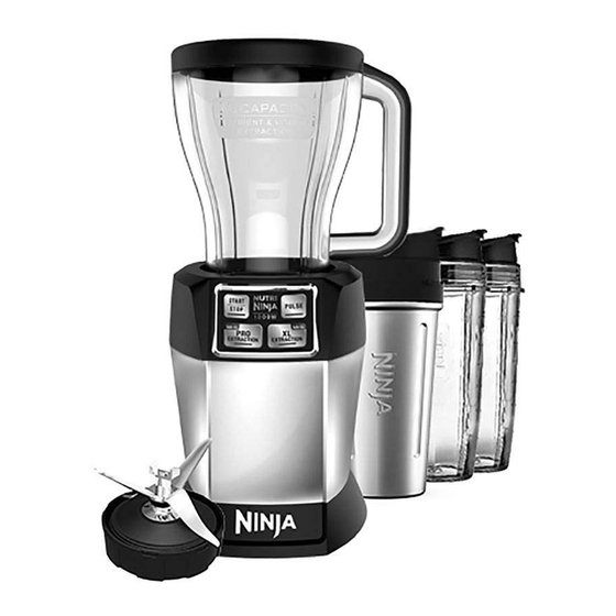 SharkNinja BL490T Nutri Ninja Auto-iQ Blender, Black 