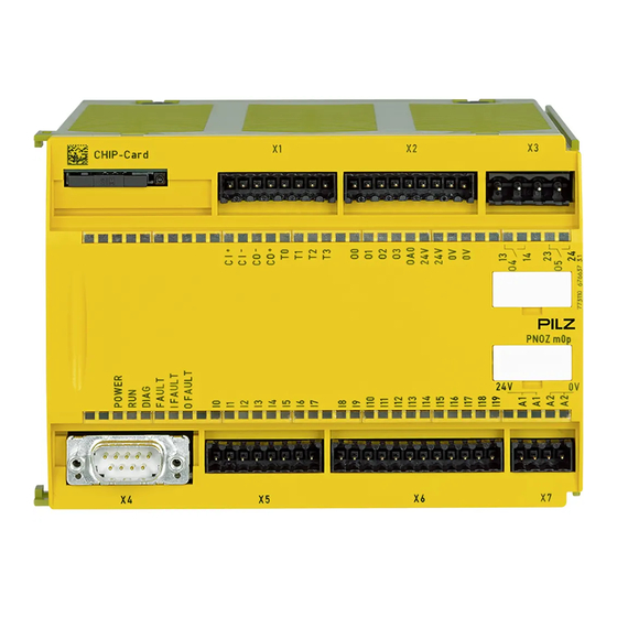 Pilz PNOZ m0p Operating Manual