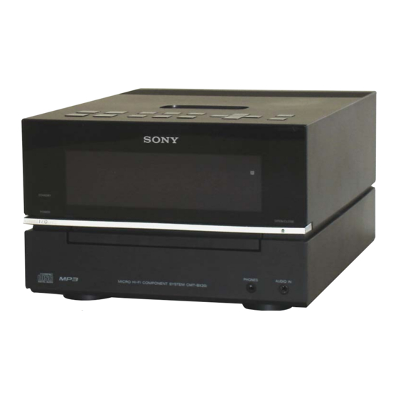 SONY HCDBX50BTI SERVICE MANUAL Pdf Download ManualsLib