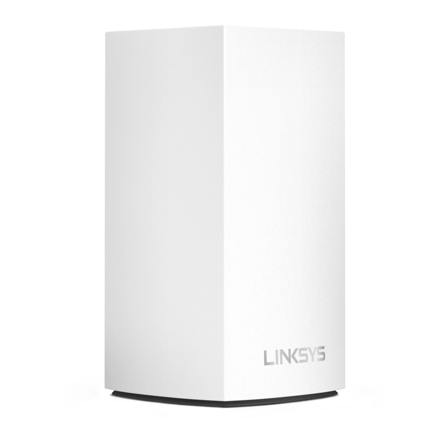 LINKSYS VELOP USER MANUAL Pdf Download | ManualsLib