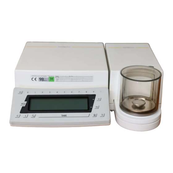 SARTORIUS MC 5 SERVICE MANUAL Pdf Download ManualsLib