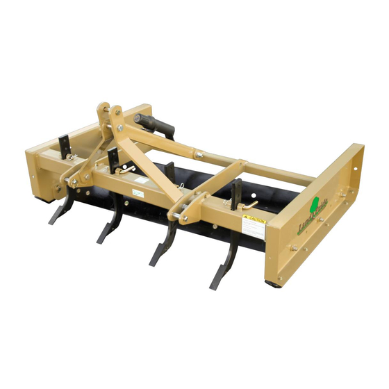 Land Pride Grading Scrapers GS1572 Operator's Manual