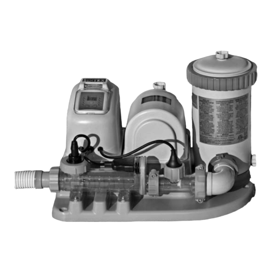 Intex Saltwater System CS8111 Owner's Manual