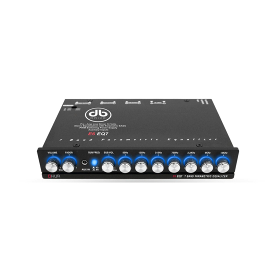 DB Drive E6EQ7 User Manual