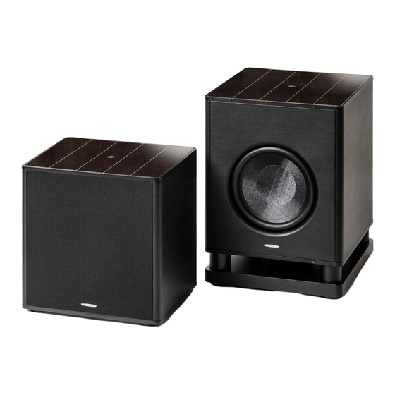 Sonus Faber Gravis V Manual